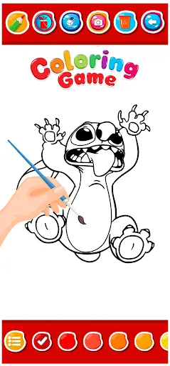 Скриншот 2 — Cute Stitch Coloring