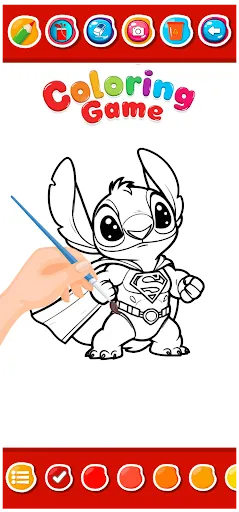 Скриншот 4 — Cute Stitch Coloring