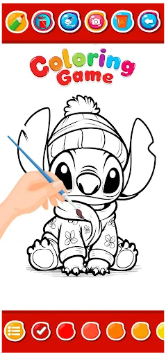Скриншот 5 — Cute Stitch Coloring