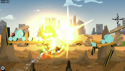 Скриншот 2 — Angry Bunnies: Colossal Carrot