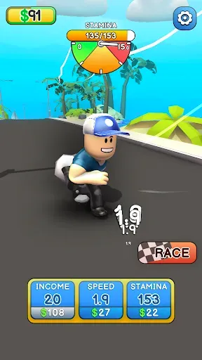 Скриншот 6 — Race Clicker: Уличные Гонки