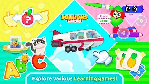 Скриншот 1 — D Billions Games For Kids
