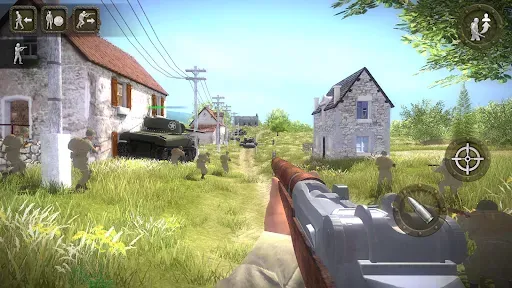 Скриншот 1 — Battlefront Europe: WW2 Heroes