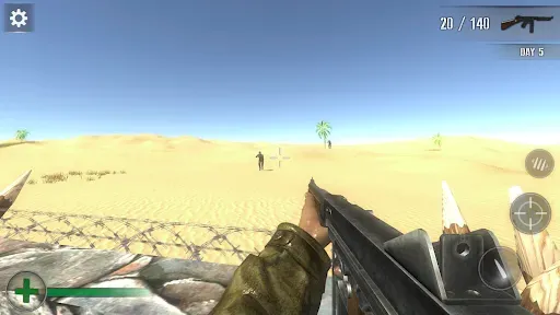 Скриншот 1 — Desert 1943 - WWII shooter