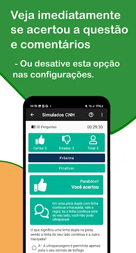 Скриншот 2 — Simulado Prova CNH