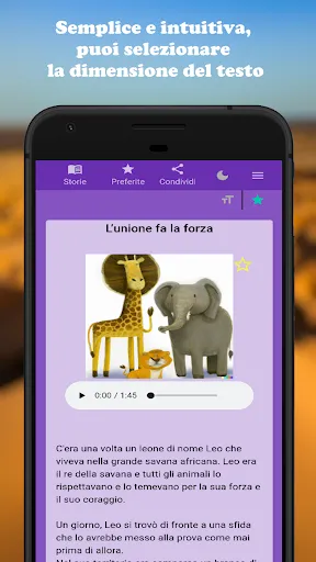Скриншот 4 — Fiabe per Bambini – Fabulio