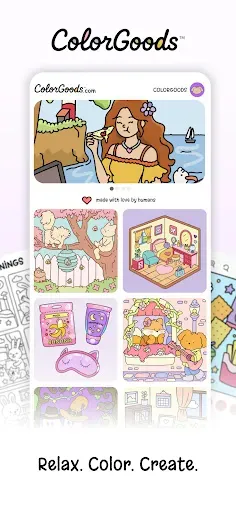 Скриншот 1 — Color Goods™ - Coloring Games