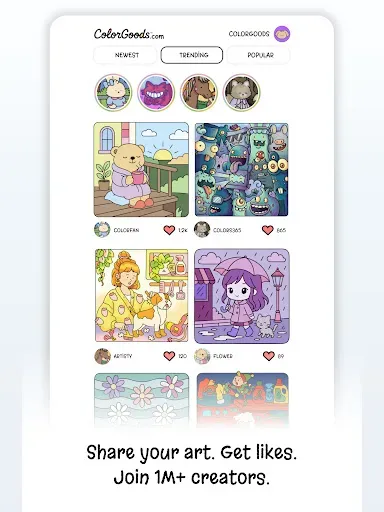 Скриншот 8 — Color Goods™ - Coloring Games