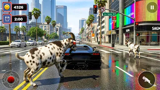 Скриншот 1 — Angry Goat Animal Simulator 3d