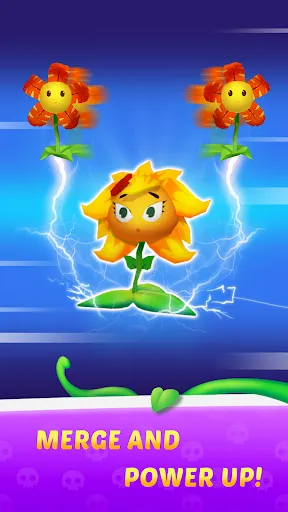 Скриншот 2 — Merge Plants 3D-Garden Defense