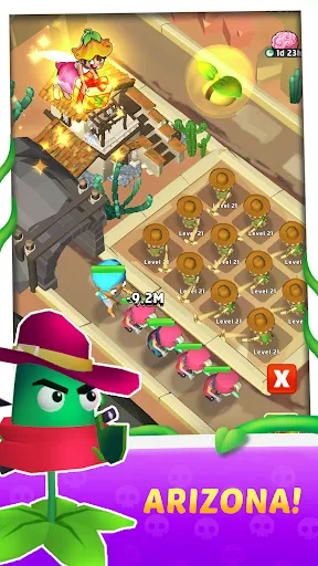 Скриншот 5 — Merge Plants 3D-Garden Defense