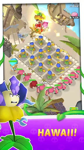 Скриншот 6 — Merge Plants 3D-Garden Defense
