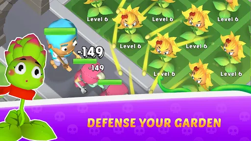 Скриншот 7 — Merge Plants 3D-Garden Defense