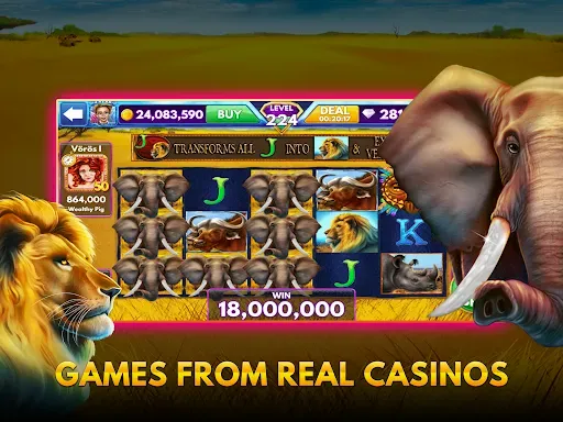 Скриншот 1 — Diamond Sky Casino: Slot Games