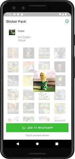 Скриншот 2 — Figurinhas da Copa do Mundo