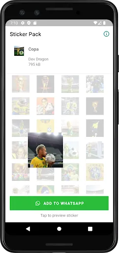 Скриншот 3 — Figurinhas da Copa do Mundo