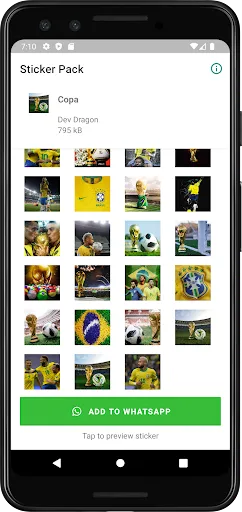 Скриншот 4 — Figurinhas da Copa do Mundo