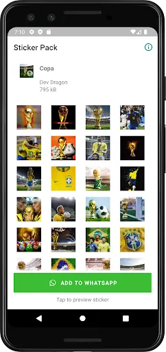 Скриншот 5 — Figurinhas da Copa do Mundo