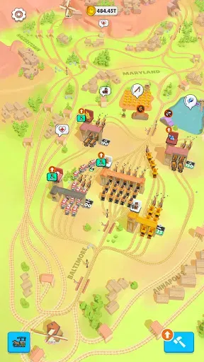Скриншот 1 — Rail Master Tycoon: Idle Поезд