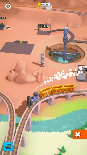 Скриншот 3 — Rail Master Tycoon: Idle Поезд