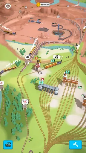 Скриншот 4 — Rail Master Tycoon: Idle Поезд