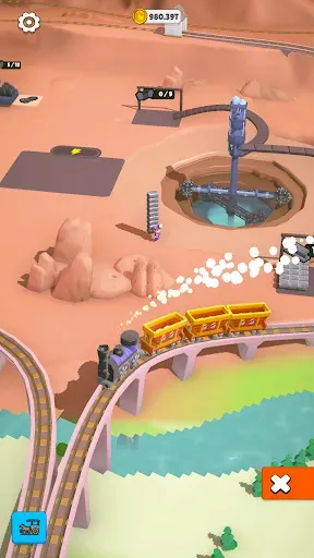 Скриншот 8 — Rail Master Tycoon: Idle Поезд