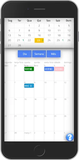 Скриншот 3 — Agenda salão de beleza
