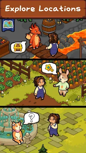 Скриншот 2 — Forest Fables: Cozy Pixel Sim