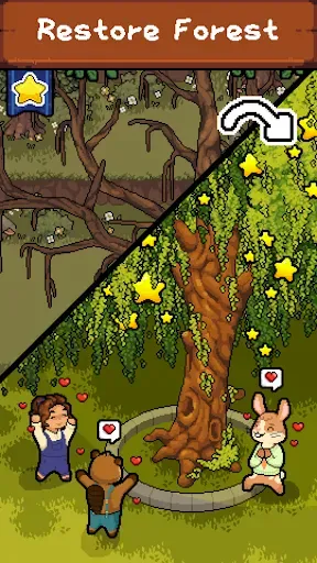 Скриншот 6 — Forest Fables: Cozy Pixel Sim