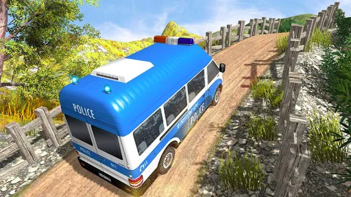 Скриншот 3 — Police Van Hill Driving Games
