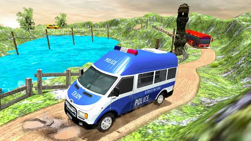 Скриншот 4 — Police Van Hill Driving Games