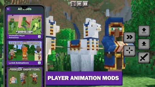Скриншот 4 — Mob Animations Addon Minecraft