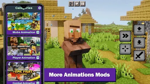 Скриншот 6 — Mob Animations Addon Minecraft