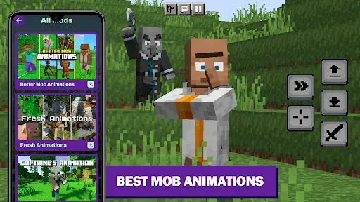 Скриншот 7 — Mob Animations Addon Minecraft