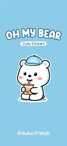 Скриншот 1 — Oh My Bear Cute Stickers