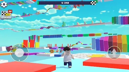 Скриншот 4 — Easy Parkour: Escape Run Obby