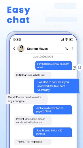 Скриншот 2 — Messenger: SMS Home Launcher