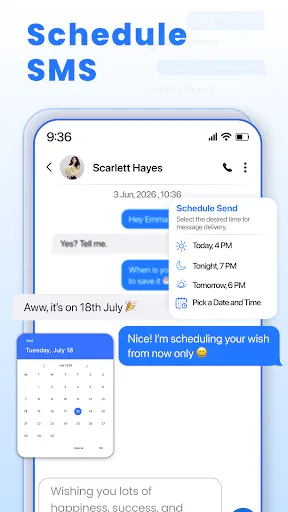 Скриншот 3 — Messenger: SMS Home Launcher