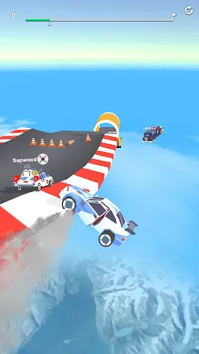 Скриншот 1 — Ramp Racing 3D — Гонки и трюки