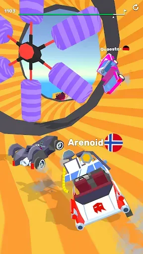 Скриншот 3 — Ramp Racing 3D — Гонки и трюки