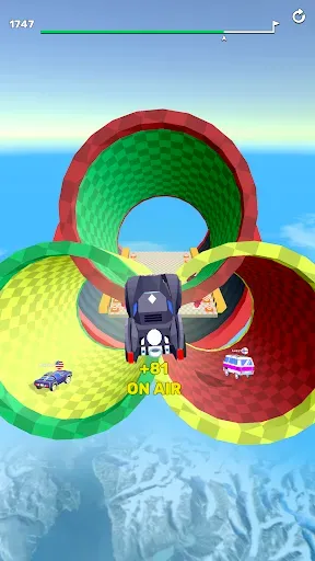 Скриншот 4 — Ramp Racing 3D — Гонки и трюки
