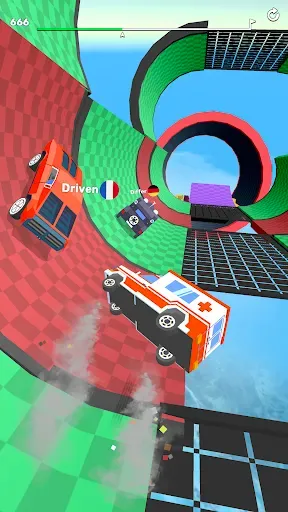 Скриншот 7 — Ramp Racing 3D — Гонки и трюки