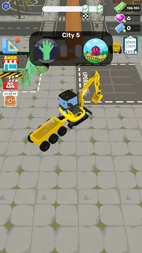 Скриншот 5 — Dozer Demolish: City Tear Down