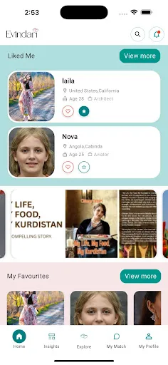 Скриншот 1 — Evindari