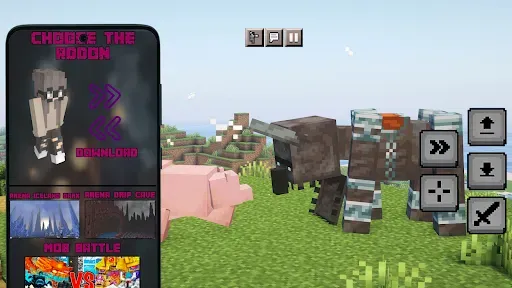 Скриншот 5 — Mob Battle Mod for Minecraft