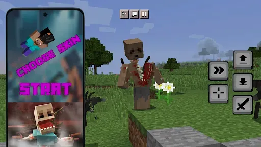 Скриншот 1 — Мод Паразиты для Minecraft PE