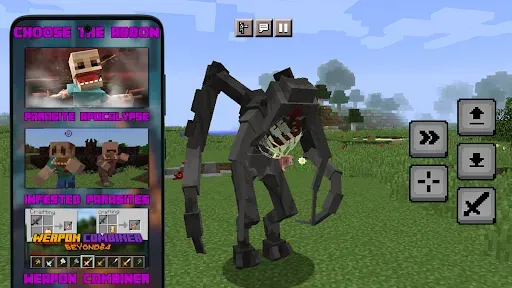 Скриншот 2 — Мод Паразиты для Minecraft PE