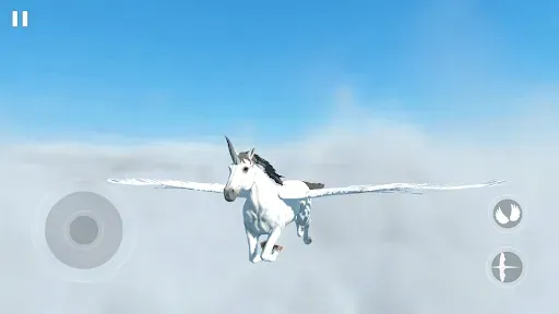 Скриншот 1 — Flying Unicorn Simulator 2021