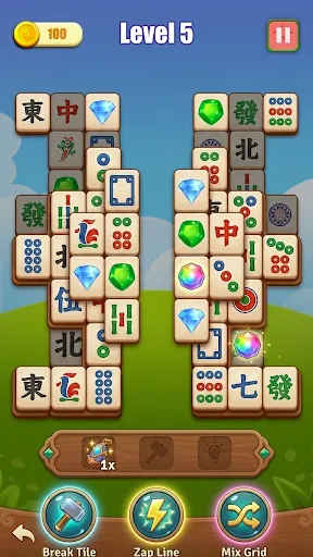 Скриншот 5 — Mahjong Solatire Zen Tile Game