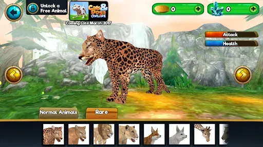 Скриншот 4 — Animal Sim Online: Big Cats 3D